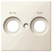 Накладка телевизионной розетки c надписью TV+SAT System M Merten бежевый