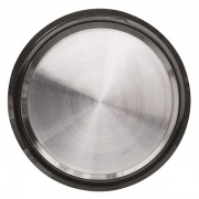Заглушка с суппортом, АВВ SKY Moon, кольцо чёрное стекло (8600 CN)