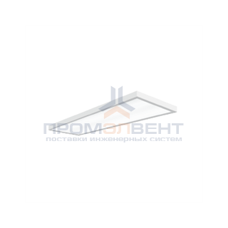 Светодиодный светильник "ВАРТОН" Премиум (с диодами 0,1W) встраиваемый/накладной 595*180*50мм 18 ВТ 3950К