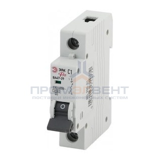 Автоматический выключатель ЭРА Pro ВА47-29 1Р 5А 4,5кА характеристика C (NO-900-07) (автомат электрический)