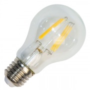 Лампа филаментная светодиодная Feron LB-57 A60 7W 4000K 230V 760lm E27 filament белый свет
