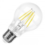 Лампа филаментная светодиодная Feron LB-63 A60 9W 2700K 230V 930lm E27 filament теплый свет