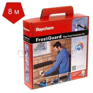 Кабель для обогрева труб Raychem FrostGuard 8m