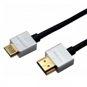 Шнур HDMI-mini HDMI gold 1.5М Ultra Slim