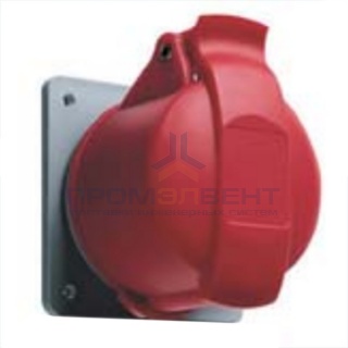 Розетка встраиваемая прямая ABB 316 RU6 IP44 16A 3P+E