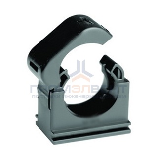 Держатель с крышкой DN 23 мм, полиамид, цвет чёрный DKC