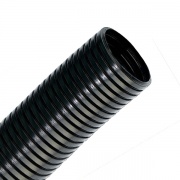 Труба гофрированная DKC DN10мм, ПВ-2, Dвн 9,7 мм, Dнар 13,0 мм, полиамид 6, цвет чёрный [бухта 50м]