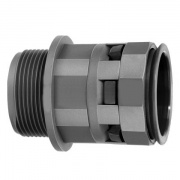 Муфта труба-коробка DN 23 мм, M25х1,5, полиамид, цвет чёрный DKC