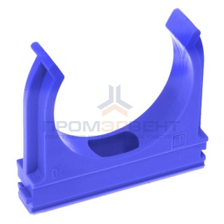Крепёж-клипса для труб д16 синяя [уп. 100шт]