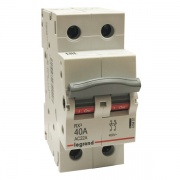 Рубильник модульный Legrand RX3 2П 40А выключатель-разъединитель