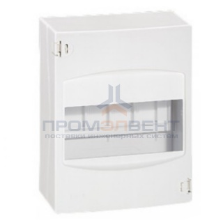 Бокс Legrand Mini S накладной на 6 модулей без дверки с шиной