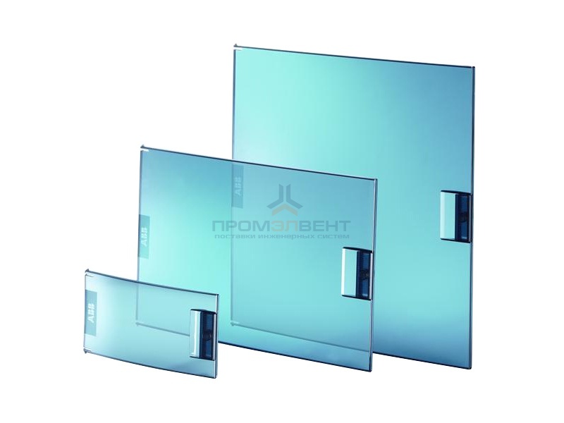 Дверь зеленая 6 модулей ABB Mistral41 в нишу